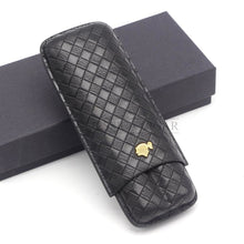 Load image into Gallery viewer, COHIBA 2 Tube Cigars Holder Leather Cigar Case
