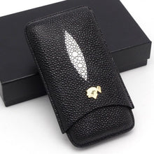 Load image into Gallery viewer, COHIBA 2 Tube Cigars Holder Leather Cigar Case