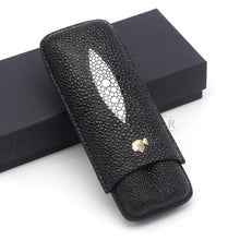 Load image into Gallery viewer, COHIBA 2 Tube Cigars Holder Leather Cigar Case