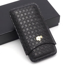 Load image into Gallery viewer, COHIBA 2 Tube Cigars Holder Leather Cigar Case