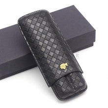 Load image into Gallery viewer, COHIBA 2 Tube Cigars Holder Leather Cigar Case