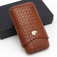 Load image into Gallery viewer, COHIBA 2 Tube Cigars Holder Leather Cigar Case