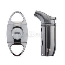Load image into Gallery viewer, COHIBA Cigar Cutter&amp;Lighter Set