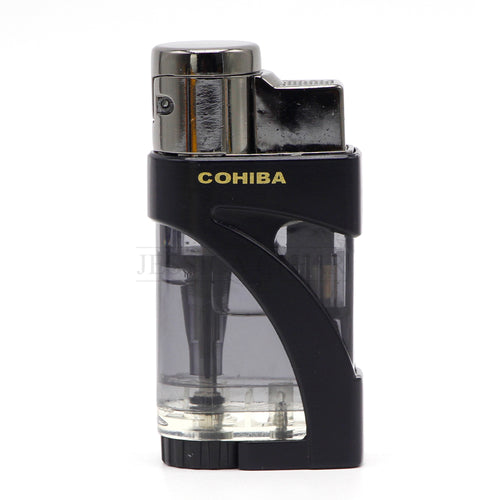 COHIBA Plastic Transparent Pocket Cigar Torch Ligher