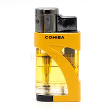 Load image into Gallery viewer, COHIBA Plastic Transparent Pocket Cigar Torch Ligher