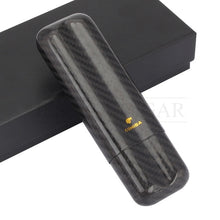 Load image into Gallery viewer, COHIBA Black Carbon Fiber Gloss Cigar Case
