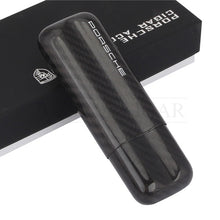 Load image into Gallery viewer, COHIBA Black Carbon Fiber Gloss Cigar Case