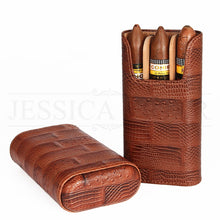 Load image into Gallery viewer, GALINER Leather Travel Cigar Case