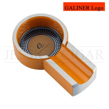 Load image into Gallery viewer, COHIBA Metal Round Cigar Ashtray Mini Portable Cigarette